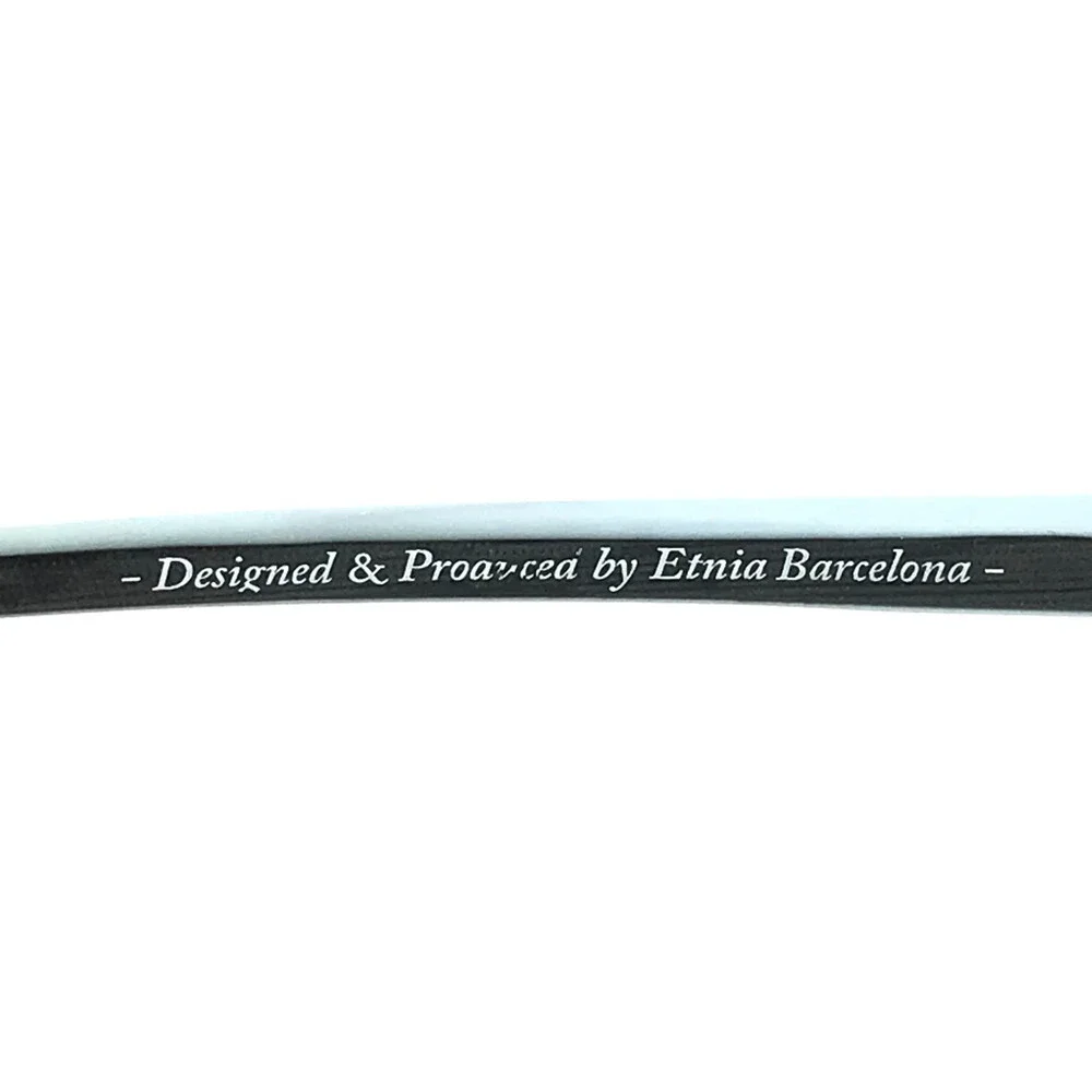 Etnia Barcelona Eyeglasses Frames TAMPERE CYSK Cyan Sky Black Blue 53-18-135